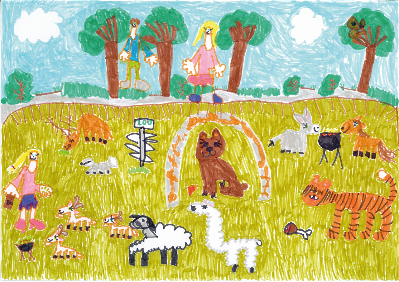 Rajzpályázat Óvodás korcsoport 1. helyezett Üveges Nara