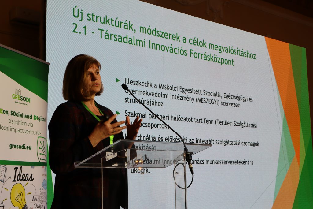The 4IM project was presented at a social innovation conference