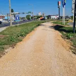 Kerékpárút építés a déli városrészen