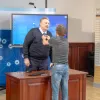 Veres Pál polgármester matematika órát tart a miskolci végzős diákoknak Veres Pál polgármester matematika órát tart a miskolci végzős diákoknak