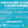 Július 14-én mérkőzésekkel rajtol az Európai Egyetemek Bajnoksága Július 14-én mérkőzésekkel rajtol az Európai Egyetemek Bajnoksága