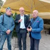 Ő pedig a harmadik egykori rendőr, akivel sikerült találkoznunk, Dusik Sándor (jobbra). Fotó: Szojka Ágnes